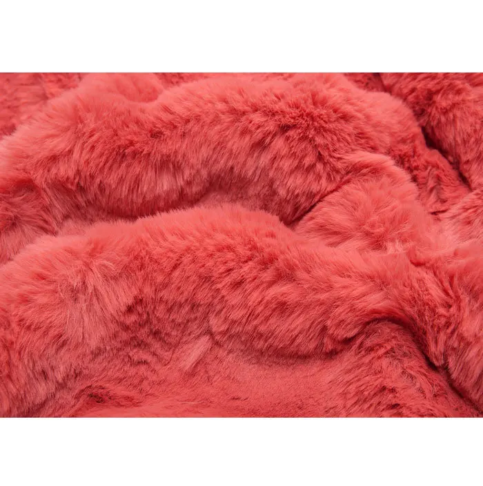 Высококачественная длинная куртка Meifng, роскошное красное меховое пальто, верхняя одежда, Зимняя Теплая мужская меховая парка с капюшоном, красное пальто с искусственным мехом арбуза