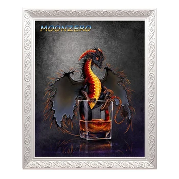 

5D Diamond Painting Cross Stitch Full Square Rhinestones Mosaic Full Diamond Embroidery Wine Culture Vodka_Dragon Craft