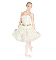 Купальник гимнастический для девочек гимнастическое трико новый женский балет юбка для танцев жгут платье костюмы этап