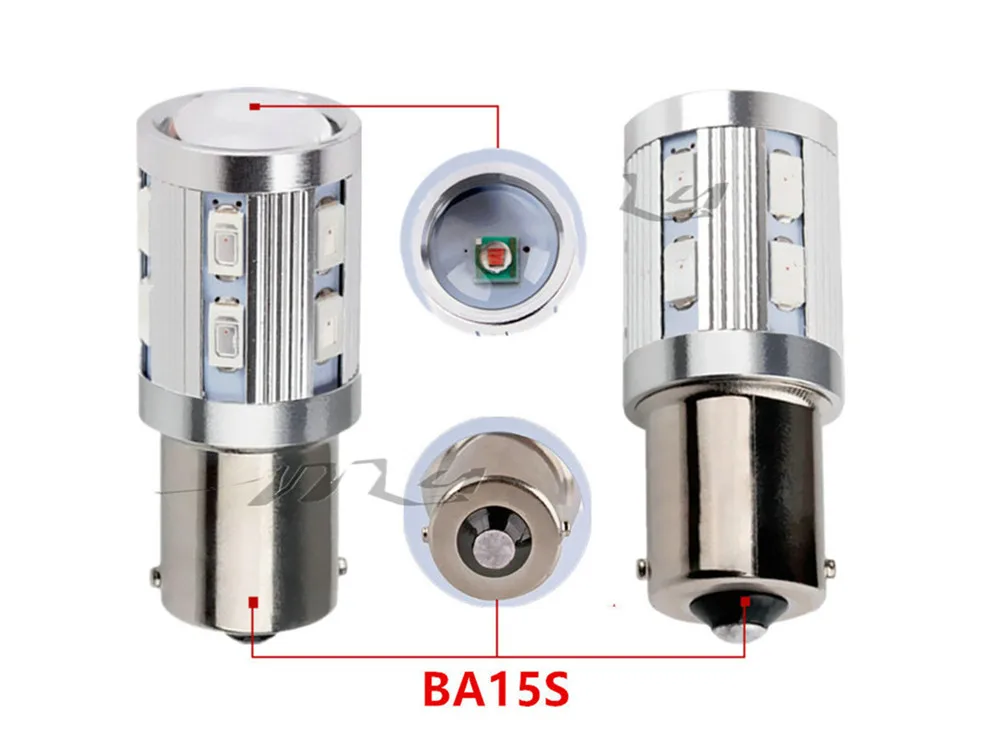 1156 чипы Samsung BA15S 12 SMD 5730 Cree светодиодные p21w R5W Автомобильные лампы задние стоп