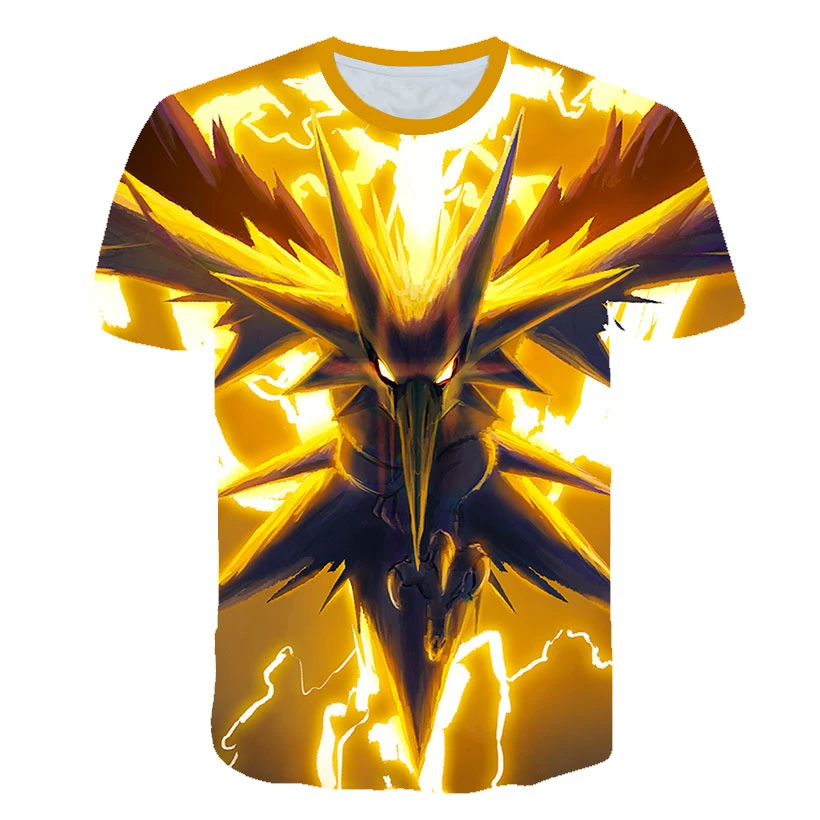 ピカチュウ衣装 3d Tシャツ男性 女性ポケモンアニメ着ぐるみピカチュウ服ポケモン図ストリートトレーナー Tシャツ T Shirts Aliexpress