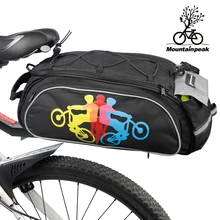 Bicycle Saddle Bag Large Capacity Rainproof Riding Cycling Storage Bag Bike Rack Seat Rear Bag Accessories MTB Bike Carries Bags