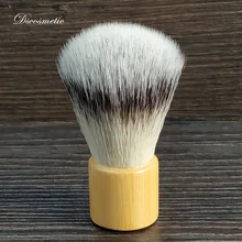 Dscosmetic мини синтетические волосы Бритва Ручка для щетки бамбук для мужчин Путешествия Портативные щетки для бороды бритье парикмахерские инструменты