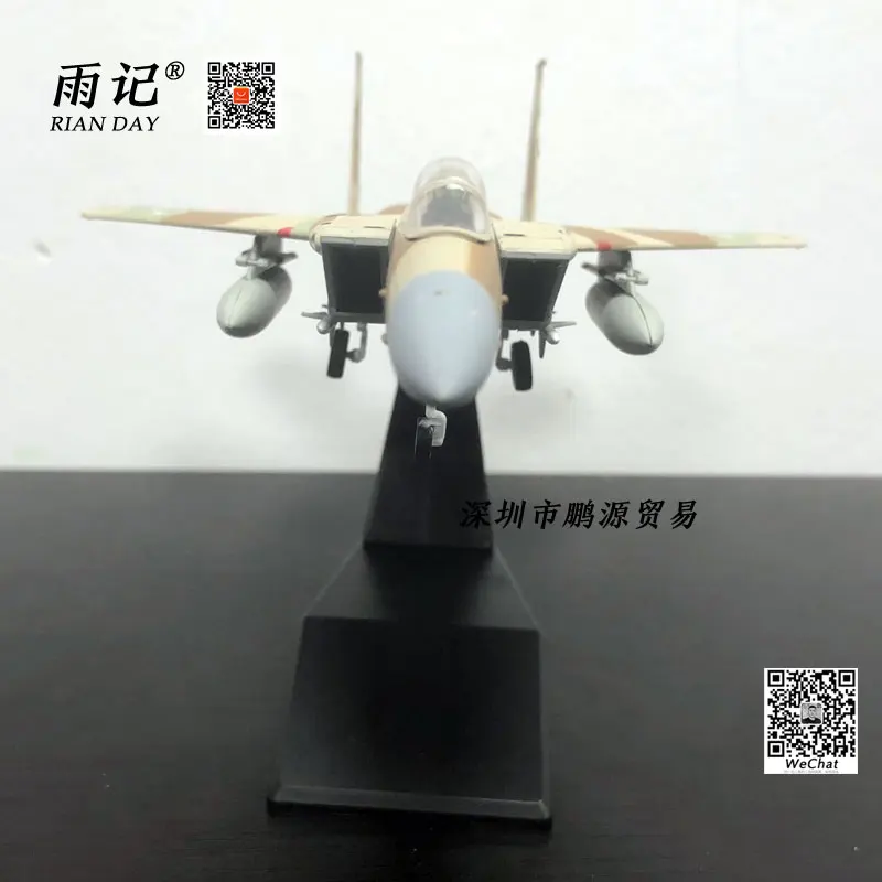 AMER 1/100 масштаб военная модель игрушки IAF F-15 истребитель Eagle литой металлический самолет модель игрушки для подарка/коллекции