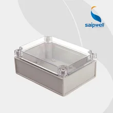 125*175*75mm European Style IP66 ABS Clear Plastic Enclosure Box (DS-AT-1217)