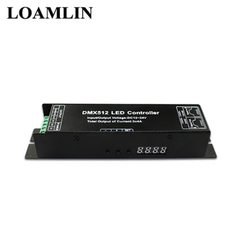 

4 Channel DMX 512 Rgbw Decoder DC12-24V RGB Dmx Decoder LED Strip Controller DMX512 Dimmer Driver