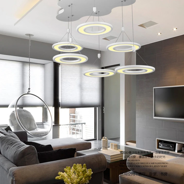 Modern Creative novelty living room acrylic pendant lights home decoration led pendant lights lamp fixtures