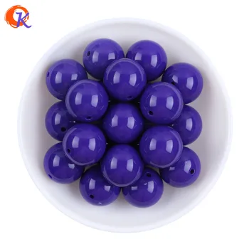 

S46 Cordial Design 6-18MM Dark Purple Chunky Bubblegum Acrylic Solid Beads Colorful Chunky Beads For Jewelry # CDWB-512018