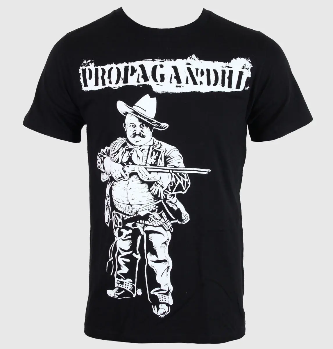 Herren футболка Propagandhi-ковбой-черный-KINGS ROAD-Гробе XL | Мужская одежда