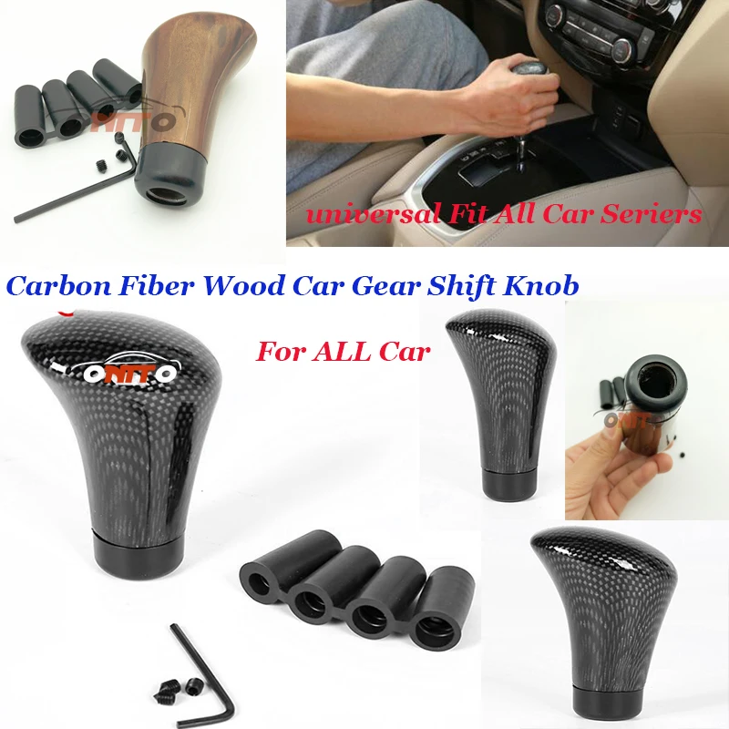 

1pcs/lot For Audi SAAB Kia peugeot jaguar Buick Fiat 5 Speed R 1 2 3 4 5 Car Gear Shift Head Lever Knob Cover Wood Gear Stick