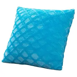 43*43 см квадратный чехол для подушки Чехол для подушки светло-голубой