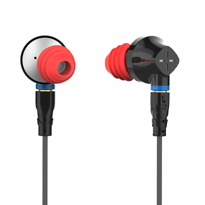 AK SENFER DT6 1BA + 1DD гибридные наушники вкладыши HIFI DJ для бега спортивные с микрофоном