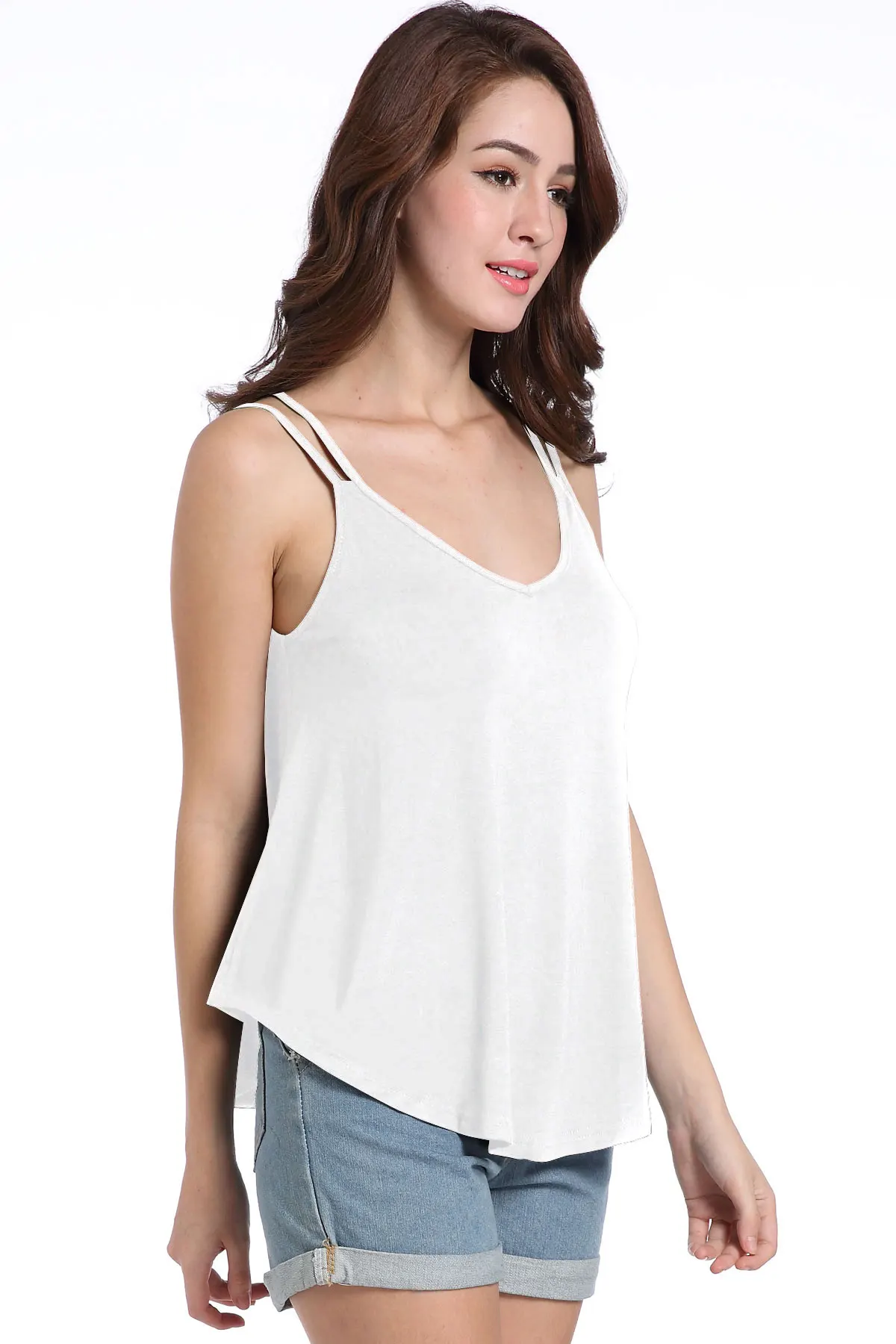 women strapless vest tops t shirt 064a (9)