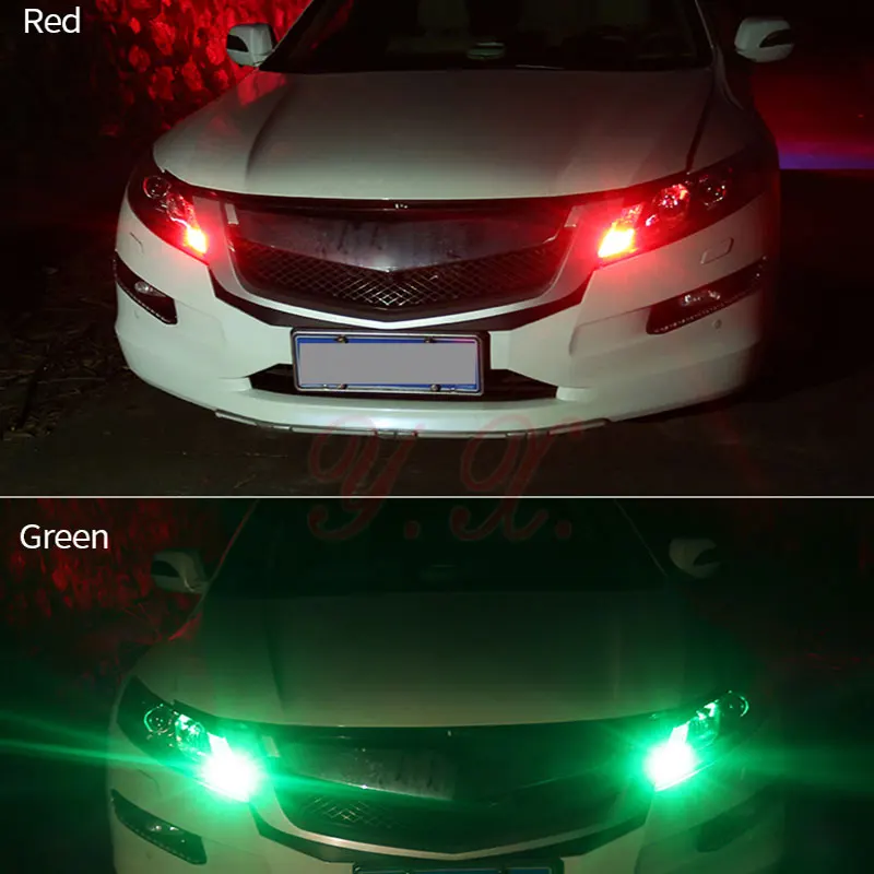 1 комплект автомобильные светодиодсветодиодный сигнальные лампы T10 W5W RGB Led 194