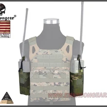 EMERSON MOLLE JPC радиостанция MBITR набор кошельков утилита военный, двойной sub мешок EM8333 мультикам черный