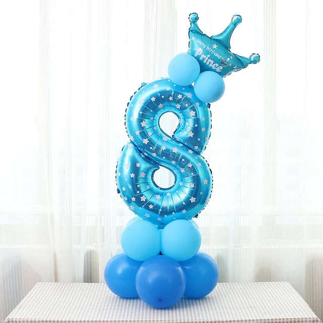 Number Foil Balloons Digit Helium Birthday Ballons Numbers Party