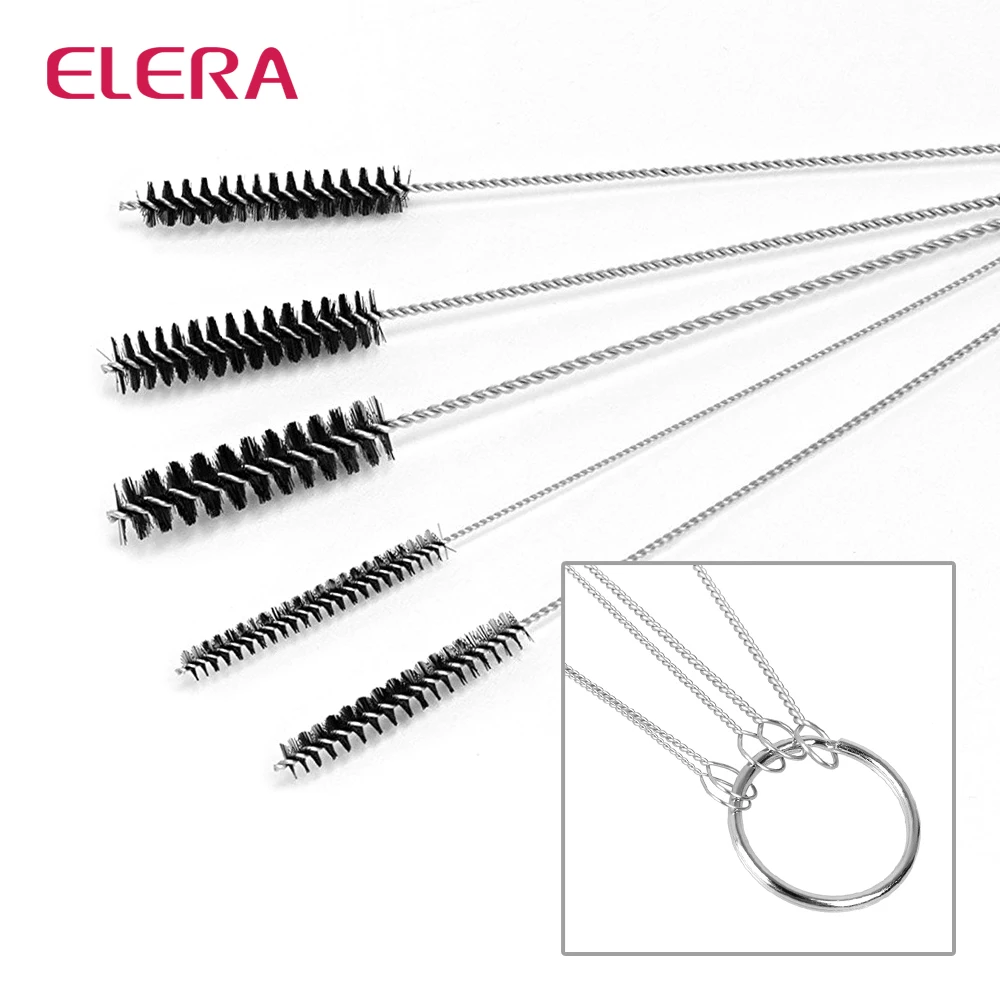 

Free Ship! 5pcs/set Airbrush Cleaning Brush Needle Mouth Spray Gun Needle&Brush Kit Spray Gun Tattoo Body Piercing Repair Tool