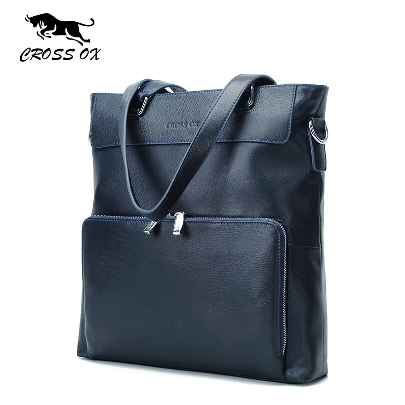 CROSS OX Случайные Натуральная Кожа Tote Сумки На Ремне Для Мужчин мужские Портфель