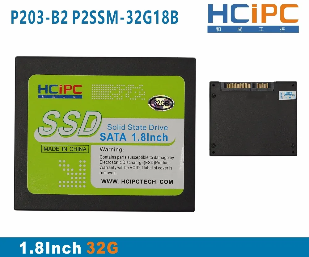 Hcipc p203-b22 p2ssm-32g18b 32 г 1.8 дюйма SATA2 SSD Solid State Drive mSATA Планшеты мини Box PC промышленные ПК ITX