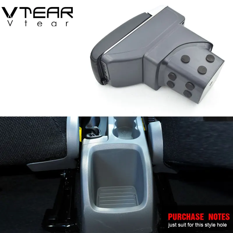 Vtear для Ford Focus 2 подлокотник коробка usb зарядка интерфейс повышение MK2 центральный магазин содержание коробка Подстаканник Пепельница аксессуары