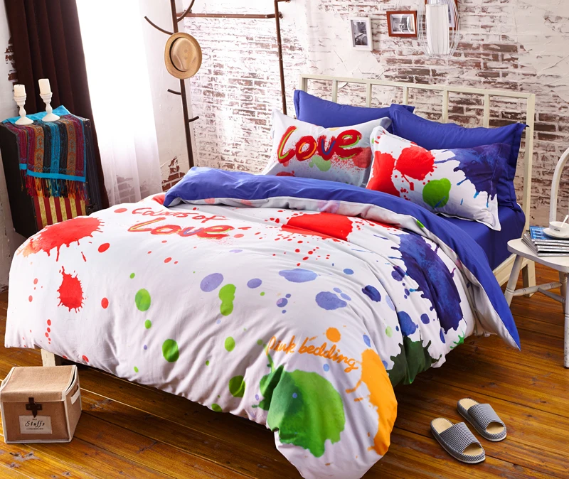 Designer Bedding Brand Bedding Set Colorful Bright Color ...