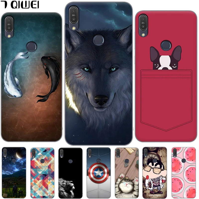 

For ASUS Zenfone Max Pro M1 ZB601KL Case Print Dog Soft Silicone Case for ASUS Zenfone Max Pro M1 ZB602KL ZB 602KL X00TD Cover