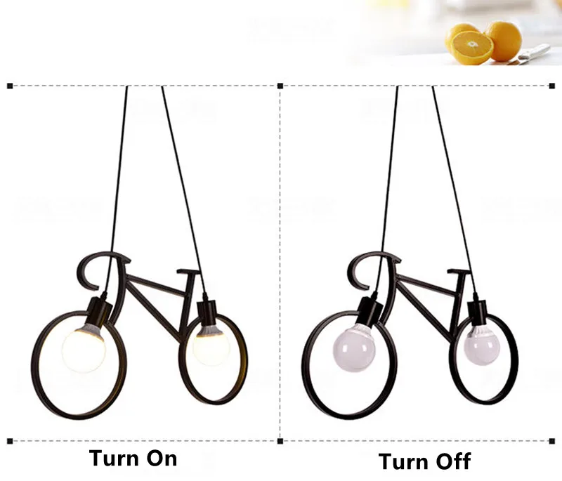 Bicycle Shape Pendant Lamp 14