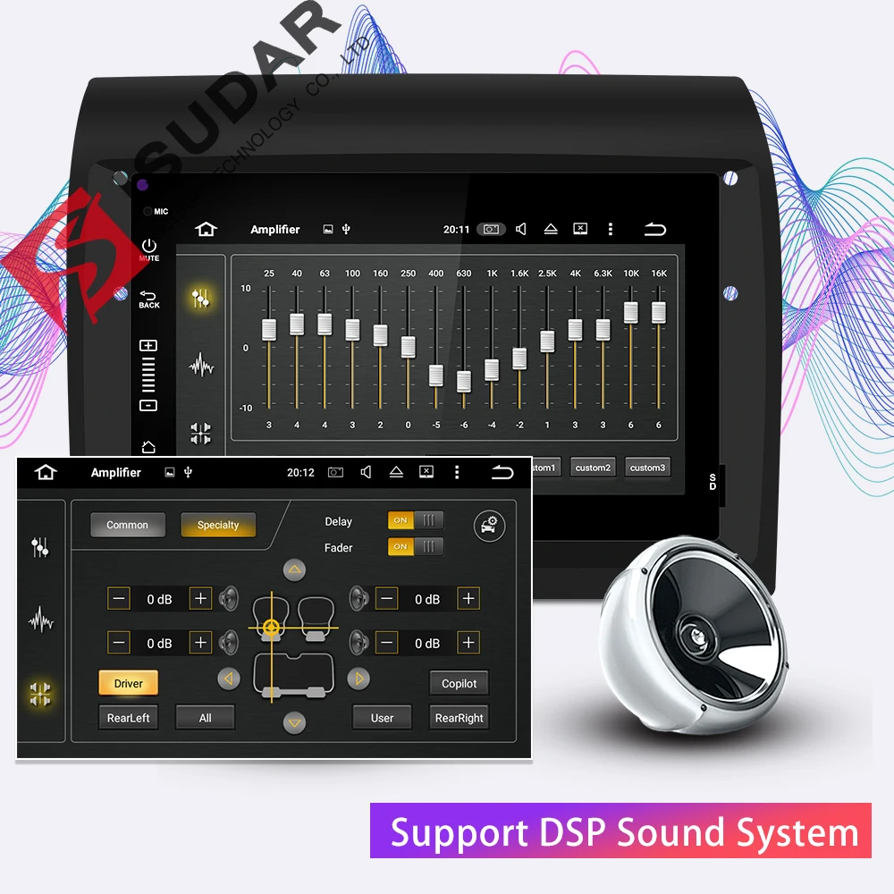 Excellent Isudar H80 Car Multimedia player Android 8.0 2 Din Autoradio For Fiat/Ducato/Peugeot/Boxer/Jumper For Parrot Voice Control DSP 3