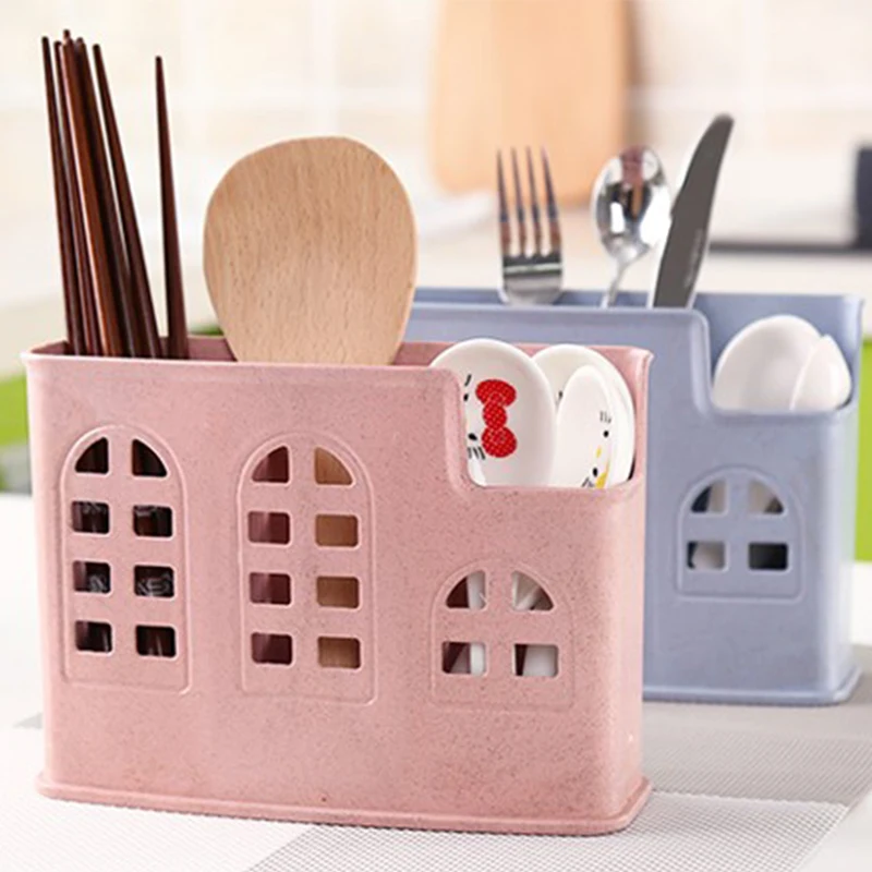 المطبخ رفوف وشمعدانات الصينية قفص ملعقة رف لتخزين السكاكين لترتيب حامل متعددة الوظائف شنقا استنزاف صندوق تخزين