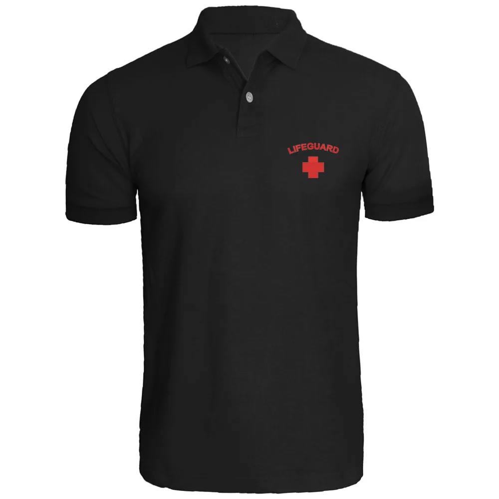 Mens Lifeguard Embroidered Polo Shirts - Polo Shirts - AliExpress