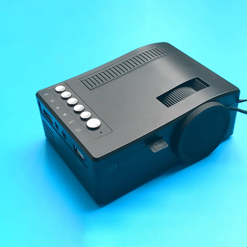 Популярный проектор HD 1080P Мини Портативный с поддержкой tf-карты прочный для домашнего кинотеатра BUS66