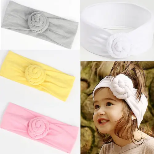 

Toddler Kids Baby Girls Knot Headband Hair Band Accessories Headwear Head Wrap Baby Clothing Accessories
