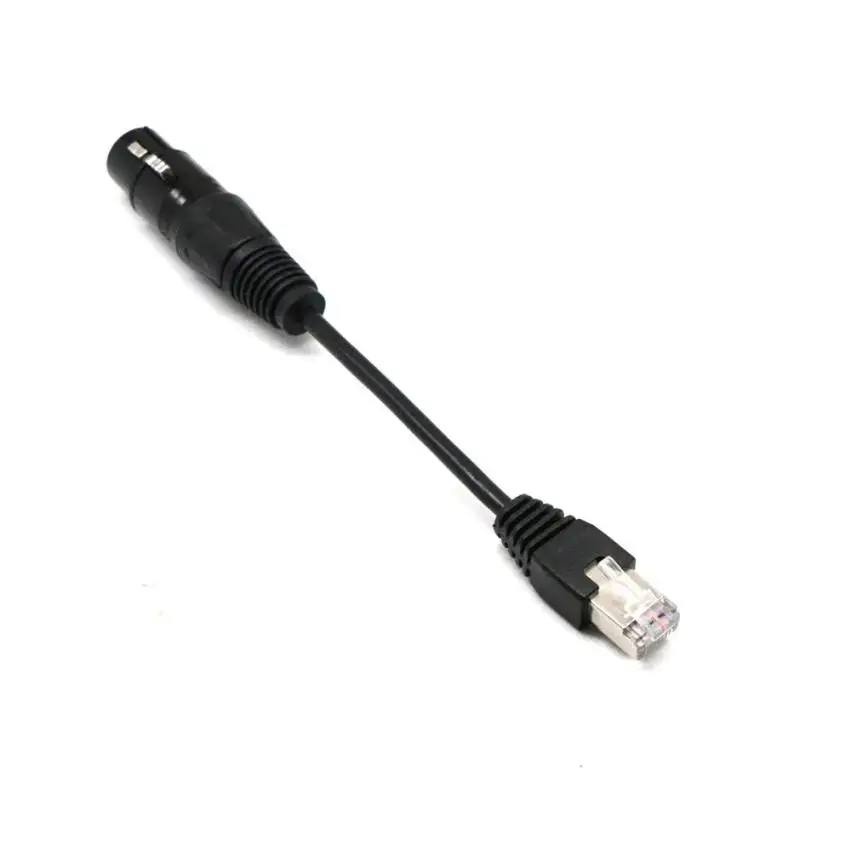 HIPERDEAL Новый 15 см XLR 3 контактный разъем RJ45 сетевой адаптер конвертер кабель 18Apr30