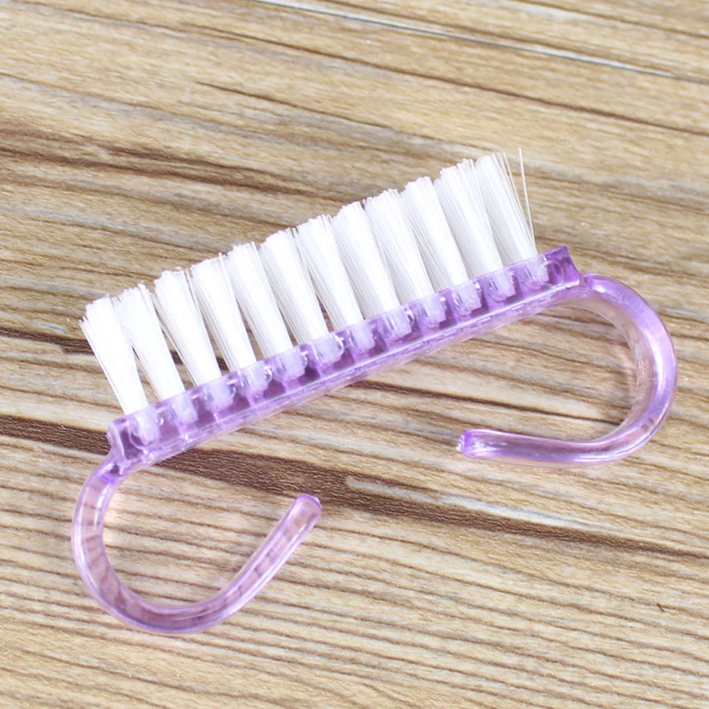 Hot Sale 1PC Random Color Portable Mini Small Nail Brushes Beauty