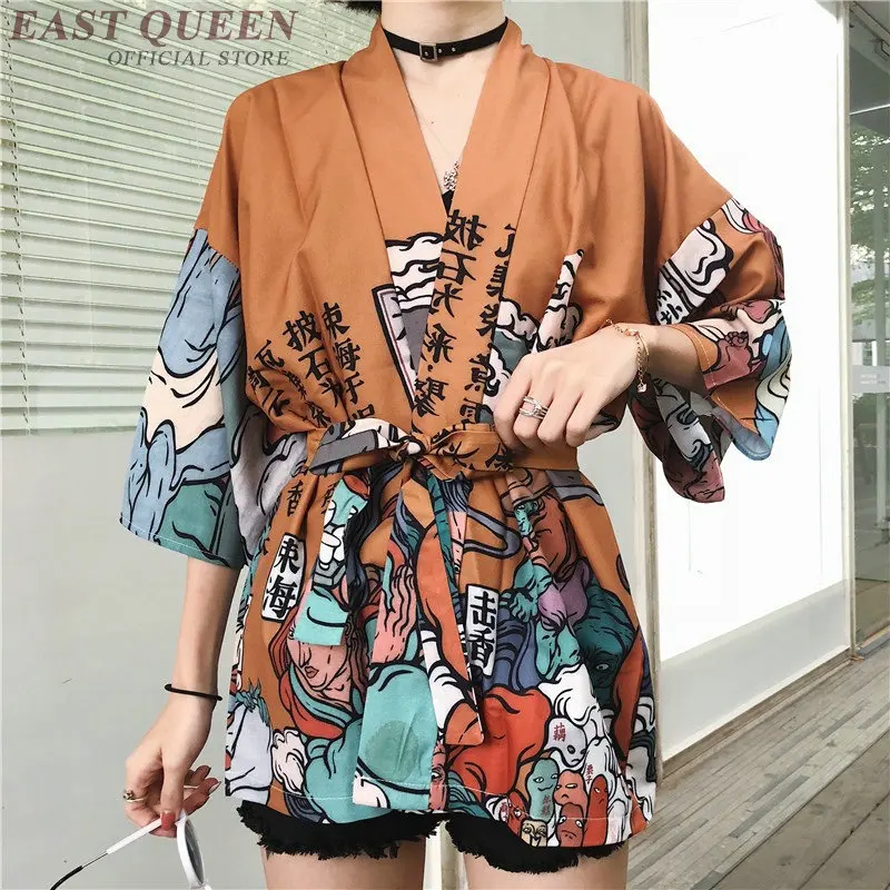 Womens tops and blouses 2019 harajuku kawaii shirt Japanese streetwear outfit kimono cardigan female yukata blouse women AZ004 Womens tops and blouses 2019 harajuku kawaii shirt Japanese streetwear outfit kimono cardigan female yukata blouse women AZ004