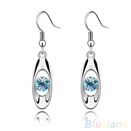 Women s Wedding Party Crystal Alloy Drop Pendant Necklace Earrings Jewelry Set fashion Women s Wedding Party Crystal Alloy Drop Pendant Necklace Earrings Jewelry Set fashion
