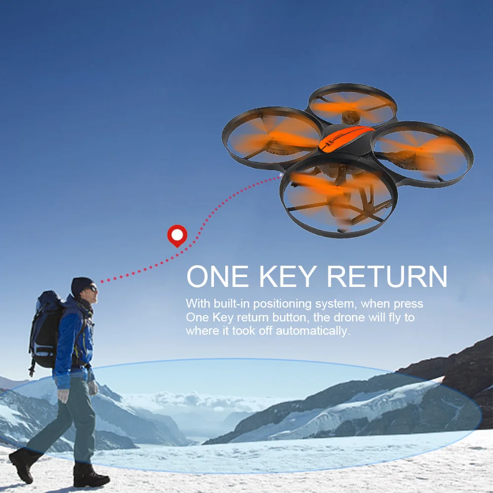 Новейшая L6063 720 P широкоугольная камера Дрон самолет Wifi FPV высота удержания голоса управление RC Квадрокоптер для RC тренировочный Дрон