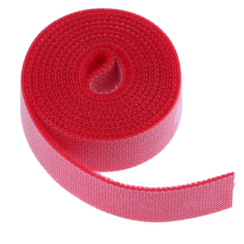 

Marker Organizer 1m Magic Strap Cord Cable Winder Wraping Cabling DIY Belt Tailor Nylon Hook Tie For Computer Line USB Cable Tie