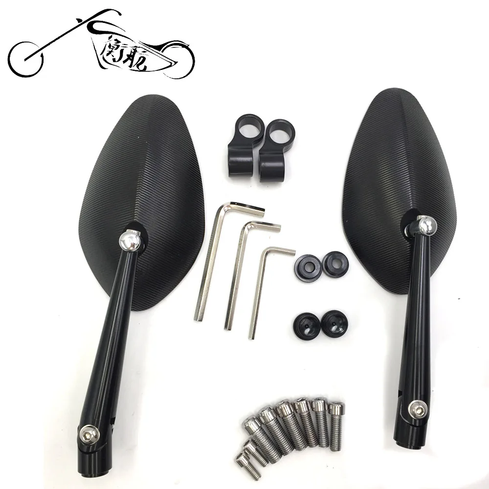 2018 Aluminum CNC side rear view mirror universal for all motorcycle