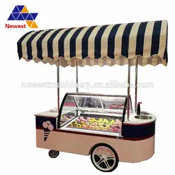 Цена по прейскуранту завода gelato cart для продажи/витрина с мороженым тележкой/передвижные пищевые передвижные лотки для