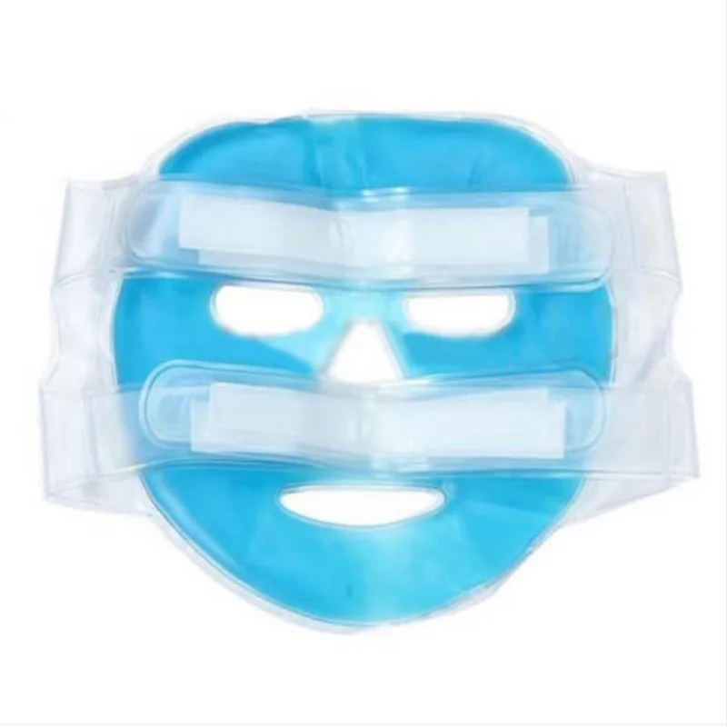 Холодная гелевая маска для лица, ледяной компресс, Синяя Маска для всего лица, охлаждающая маска, облегчающая усталость, расслабляющая подушечка с холодным пакетом, Faicial Care