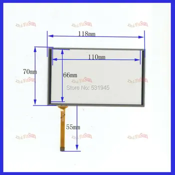 

New 5 inch TOUCH Screen panels 118mm*70mm for GPS or commercial use post 118*70 BD0741B Freeshipping on CARELAND K310 CAR GPS