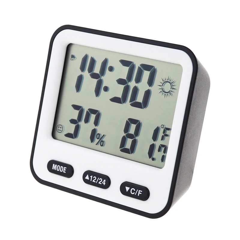 Thermometer and Hygrometer and Alarm Clock with Digital ...