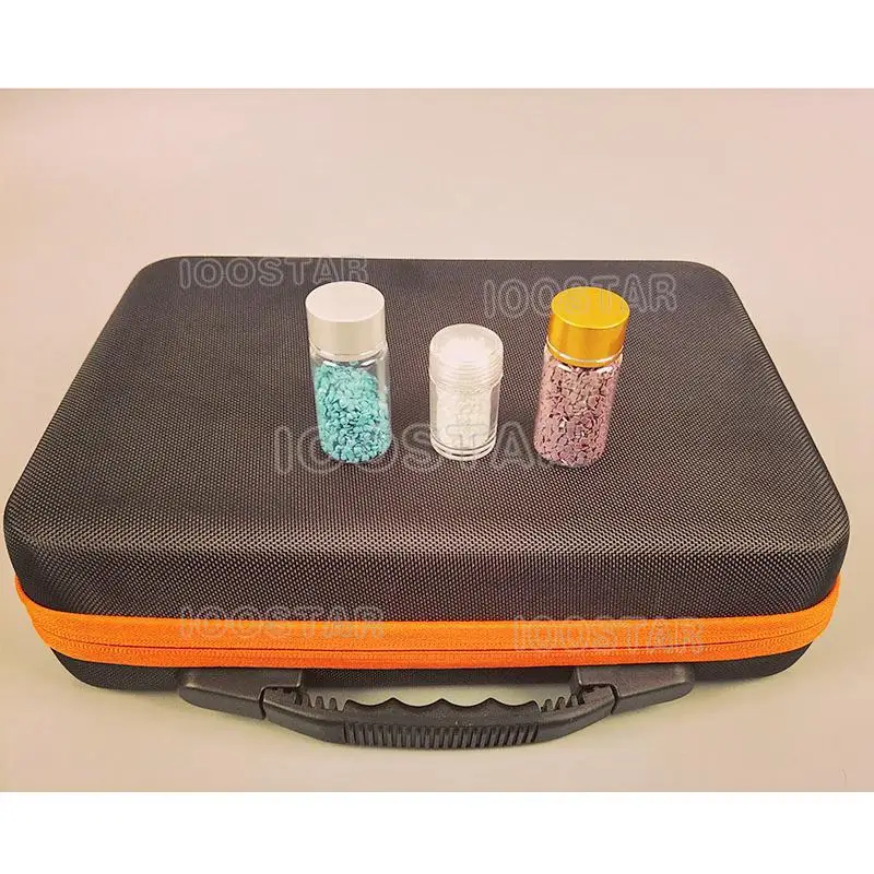 

60 Bottles Diamond Painting Box Tool Container Storage Box Carry Case Holder Hand Bag Zipper Bottles