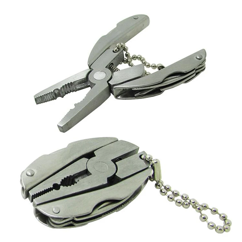 Fishing Tools Outdoor Portable Multifunction Pliers Camping Hiking Tool Folding Survival Knife Multi Knives Key Chain | Инструменты