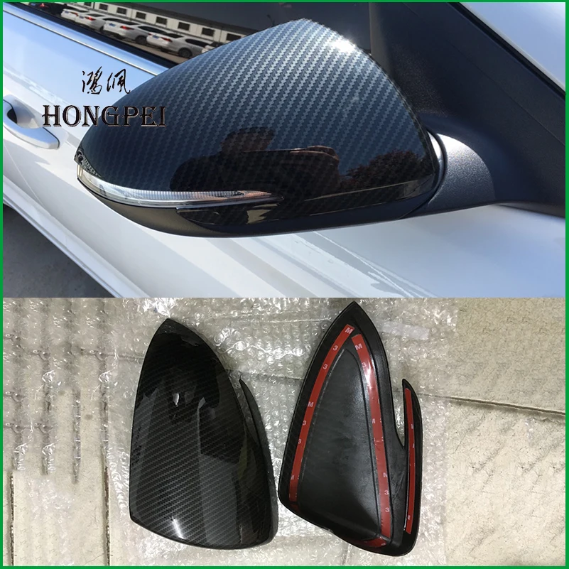 

For Hyundai Elantra Avante 2016 2017 2018 For I30 2017 2018 Exterior Door Side Wing Rearview mirror Cover Sticker Trim