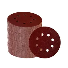 60 Pieces 8 Holes 5 Inch Sanding Discs Hook and Loop 60/100/180/240/320/400 Grit Sandpaper Assortment for Random Orbital Sander 60 Pieces 8 Holes 5 Inch Sanding Discs Hook and Loop 60/100/180/240/320/400 Grit Sandpaper Assortment for Random Orbital Sander