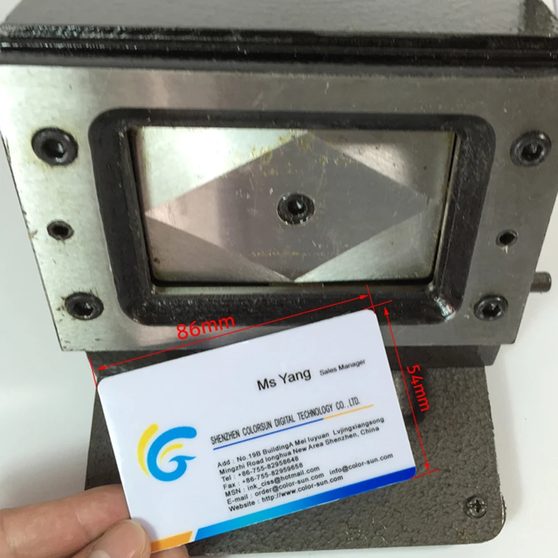 Heavy Duty Business Name Id Card Die Cutter