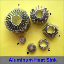 2X светодиодный алюминиевый радиатор теплоотвод высокой мощности кулер радиатор излучающий PCB основание для лампы DIY 1 Вт 3 Вт 5 Вт 7 Вт 9 Вт 12 Вт 15 Вт 18 Вт 24 Вт