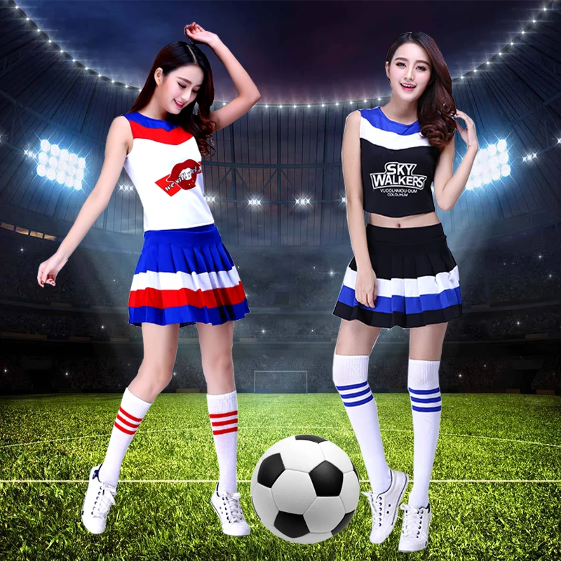 Cheerleader Dance Costumes Outfits Women Performance adult cheerleading clothing Trainning Uniforms